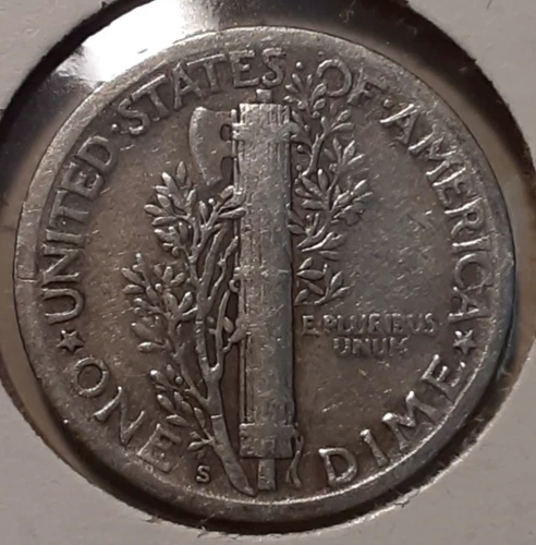 1927-S Mercury Dime — photo from another recent sale