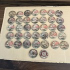 VTG 37 CARDBOARD MILK BOTTLE CAPS /GRADE A RAW MILK NASHVILLE TN (OLD BARN FIND) — photo 1