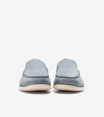 Cole Haan Hardwich Men\'s Casual Shoes Loafers Blue Leather C41887 Size 12M New COLE HAAN HARWICH VENETIAN LFR Men main image 3