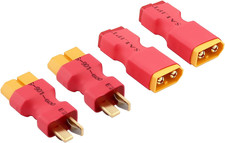 4Pcs T-Plug Style to XT60 Male Female RC Connector Adapter E01-4 