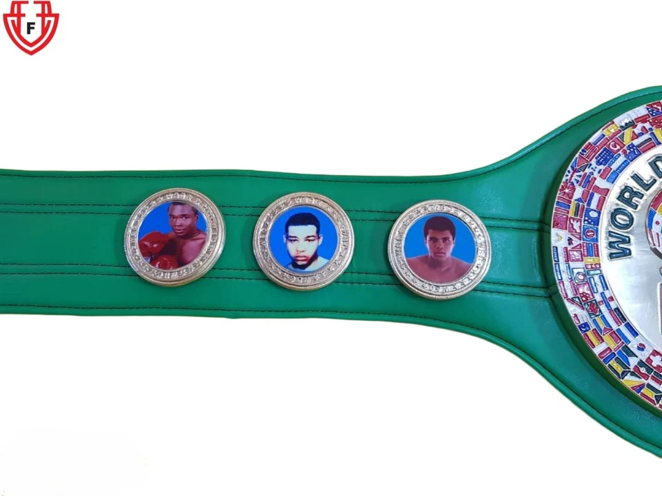 Réplica de cinturón de campeonato de boxeo CMB de alta calidad Foto 4 de 4