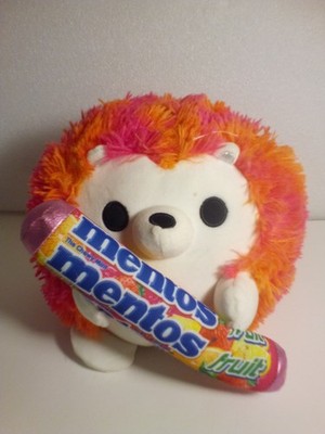 Hedgehog & Mentos Zuru 10'' Snakles Plush Stuffed Animal Super Soft Collectible