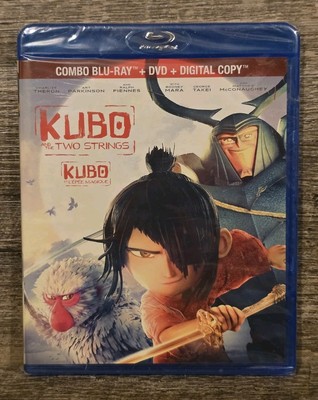 Kubo and the Two Strings (Blu-ray/DVD, 2016, 2-Disc Set) New Sealed! Free Ship!