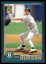 Tim Hudson 2001 Topps #697 Oakland Athletics MLB READ FREE SHIPPING AutographDen