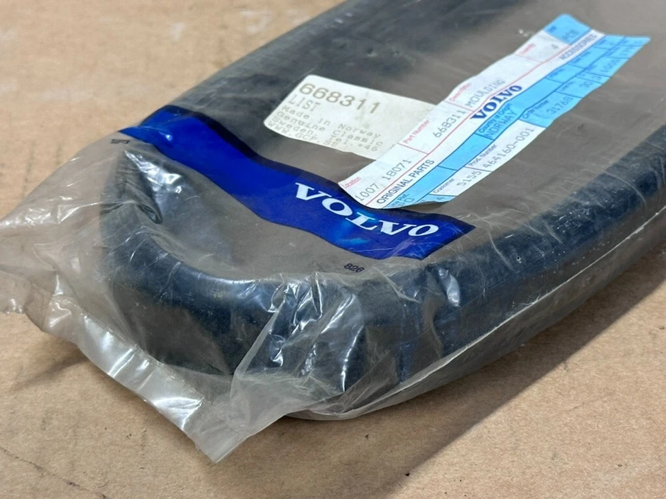 1973 Volvo 1800 новый из старых запасов бампер молдинг 668311 сделано в Норвегии - Изображение 4 из 4