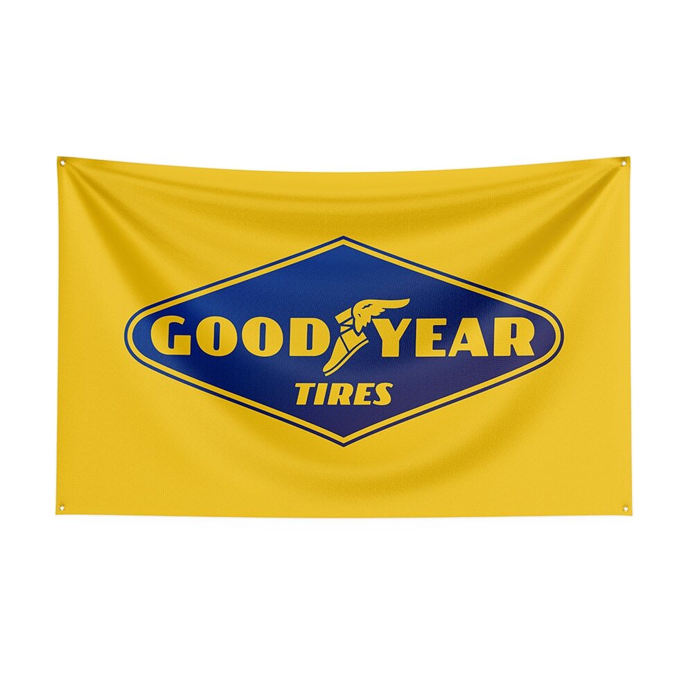 【グッドイヤータイヤ GOOD YEAR TIRES 】ヴィンテージ両面看板 新品 ビンテージ風 アメリカンサインボード GOODYEAR TIRES