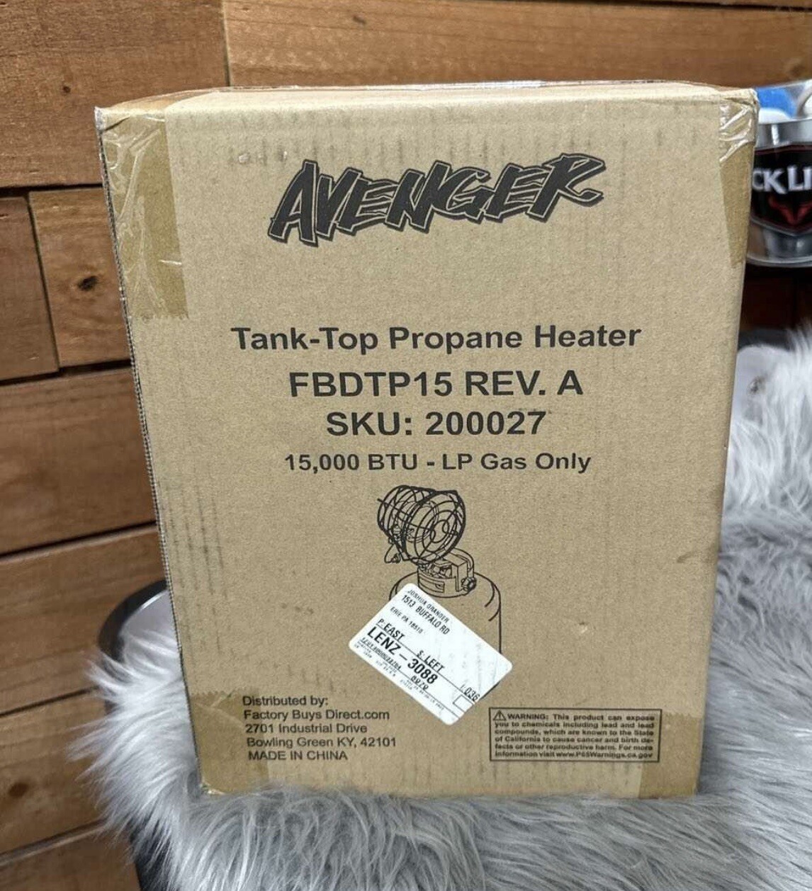 Tank-Top propane heater-image