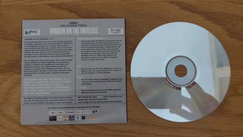 Window on the Universe CD Rom Part One, from the Sunday Times, 2002 - Image 2 of 2