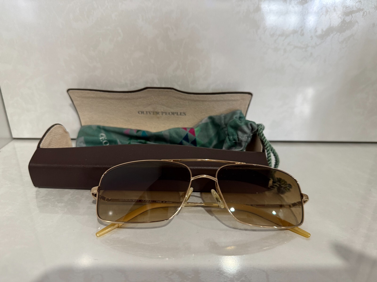 Oliver Peoples Aric Rare VFX Photochromic Sunglasses 57-15-138