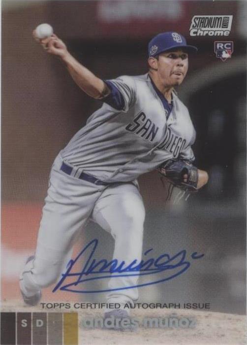 2020 Topps Stadium Club Chrome - Andres Munoz #UAAM - 1 of 1