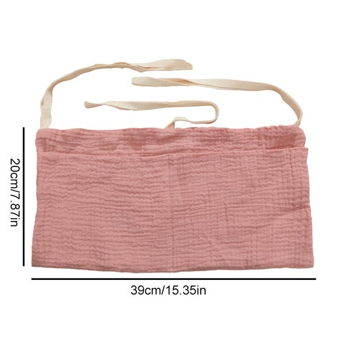 Cotton Baby Crib Hanging Storage Bag Baby Cot Bed Organizer Toy Pocket PR - Picture 12 of 14