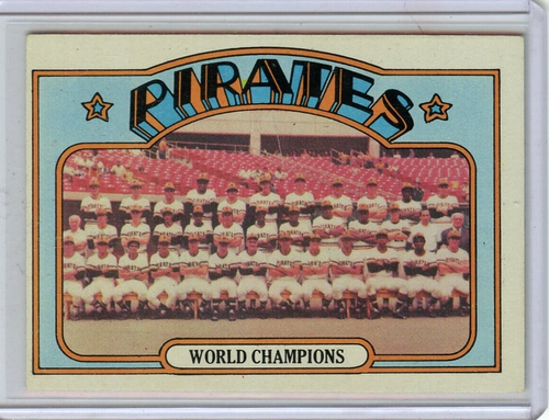 1972 Topps Pittsburgh Pirates Roberto Clemente Team #1 ⭐️💥🎯 EX