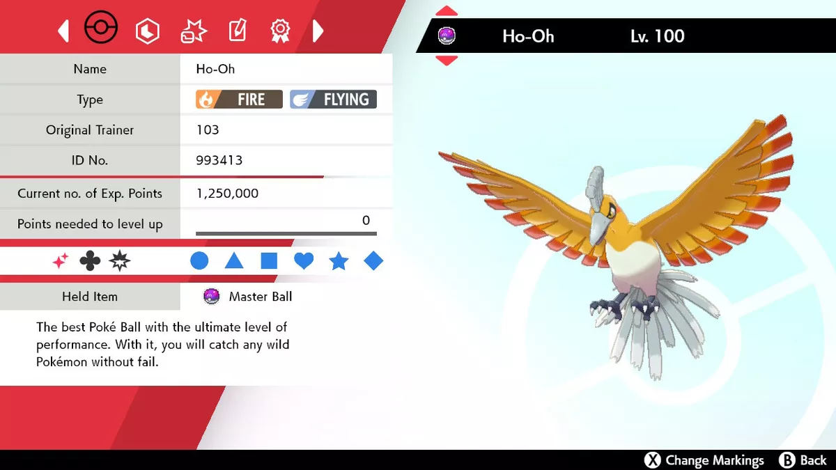 Pokemon Sword & Shield / Event Shiny Legendary Ho-oh Lugia