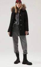 Woolrich Arctic Parka In Ramar Cloth With Detachable Fur Trim