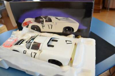 Exoto 1/18 1967 Porsche 910 #17 Nurburgring White Out Of Print