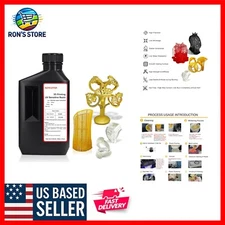 Effortless Jewelry Casting with 1kg White-Wax 3D Printer Resin - Fast and Easy