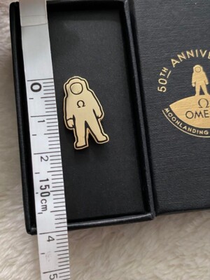 OMEGA Speedmaster Pin Badge 50th Anniversary Tokyo 2020