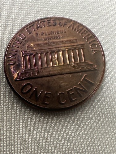 1967 Penny One Cent No Mint Mark “L” On Rim Lincoln Coin USA Collector Vintage - Picture 10 of 13