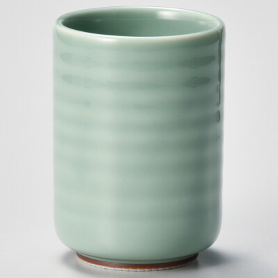 Sushi Yunomi Mino Ware Japanisch Grün Teetasse Groß Tenryu-Ji Celadon Japan