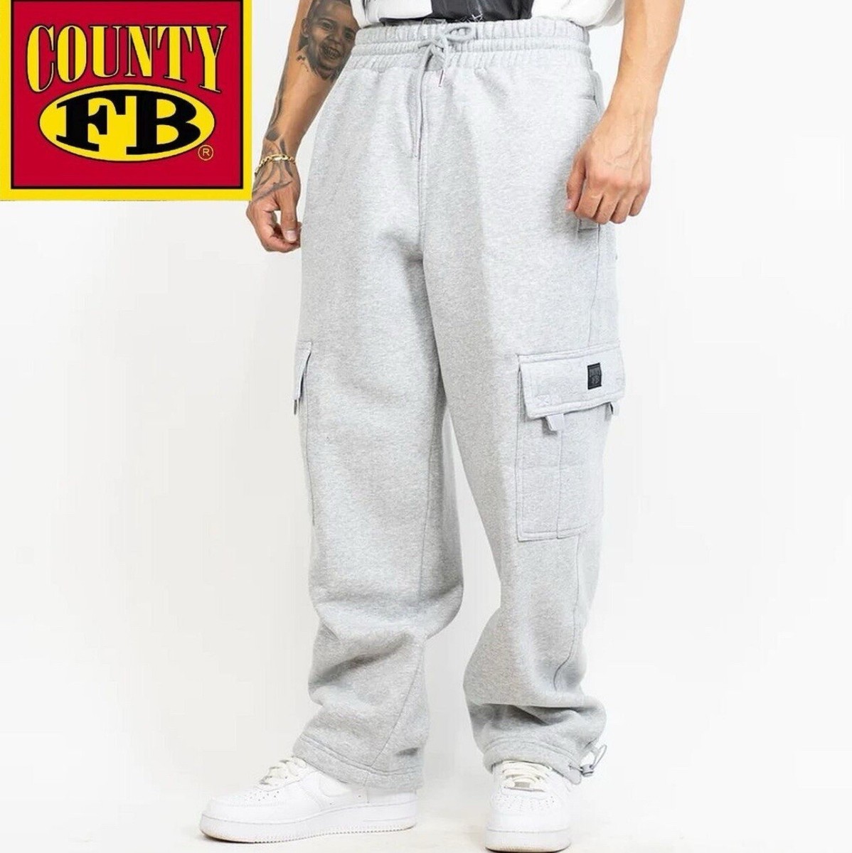 FB County Heavyweight Baggy Cargo Sweat Pant Size Medium FB County Heavyweight Baggy Cargo Sweat Pant Size Medium
