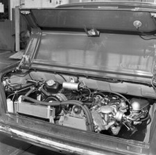 Hillman Imp engine 1966 Rally Car Motor Racing Old Photo