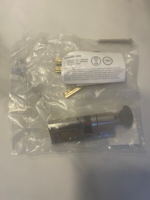 Yale Platinum 3 Star Euro Zylinder 35-50 Nickel mit 3 Schlüsseln Anti Snap Anti Drill