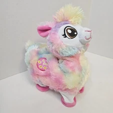 Zuru Rainbow Dancing Shaking Alpaca Llama Plush Multi Soft Colors Toy