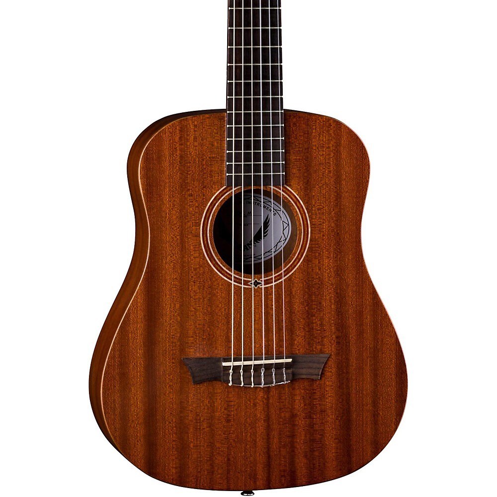 Дин Флайт Нейлон Атлас Красное дерево Дорожная гитара Натуральная