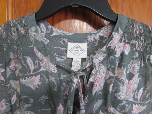 St. John's Bay brand tank blouse size L - Picture 2 of 3