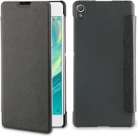 Roxfit Urban Book Sony Xperia XA Case - Black Impact Protection