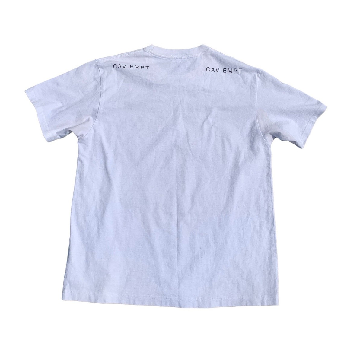 Cav Empt White Black Graphic Print T Shirt Size Large Made