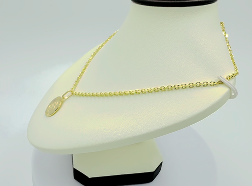 Solid 14k Yellow Gold St. Joseph Pendant W Box (From Italy) 772-5137 - Video 1 of 1