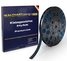 6KG Rolle Klebegewicht SCHWARZ Auswuchtgewicht Riegel 5g * 1200 Felge Kleberolle