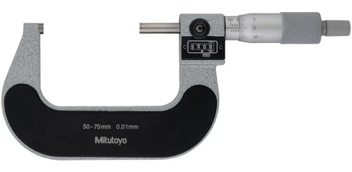 Mitutoyo 193-103 Digit Outside Micrometer Ratchet Stop 50-75mm Range 0.01mm
