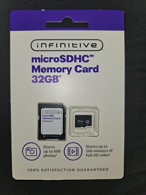 infinitive micro SDHC 32 GB memory card