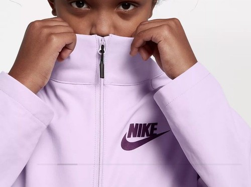 NIKE BIG KIDS TECH LIMIT WOVEN JACKET BLACK 877144-010 GIRLS SIZE MEDIUM - Picture 8 of 8