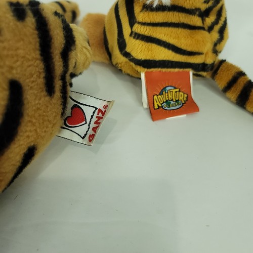 Bengal Tiger Plush Ganz Webkinz Stuffed Animal No Code With Baby Lot Of 2 - Picture 6 of 6