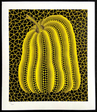 Yayoi Kusama Lithographie Mori Art Museum COA Originale Rara [JEFF KOONS]