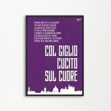 Poster Quadro Calcio Tifosi Fans Football A3 Stampa su Carta Pregiata | SKYLLART