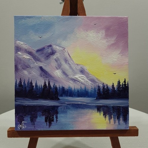 Ukraine Artist Mountain Oil Painting Landscape Original Wall Art Home Decor Gift - Picture 24 of 24