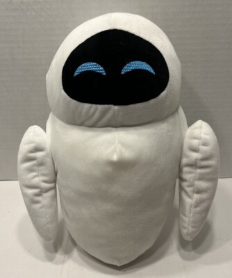 Disney Parks Plush Eve W/Squinting Eyes 12  White Robot Pixar s Wall-E