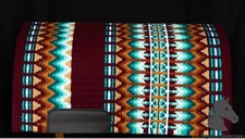 Western Horse Saddle Pad Blanket 100% New-Zealand Wool - Custom Your own Design