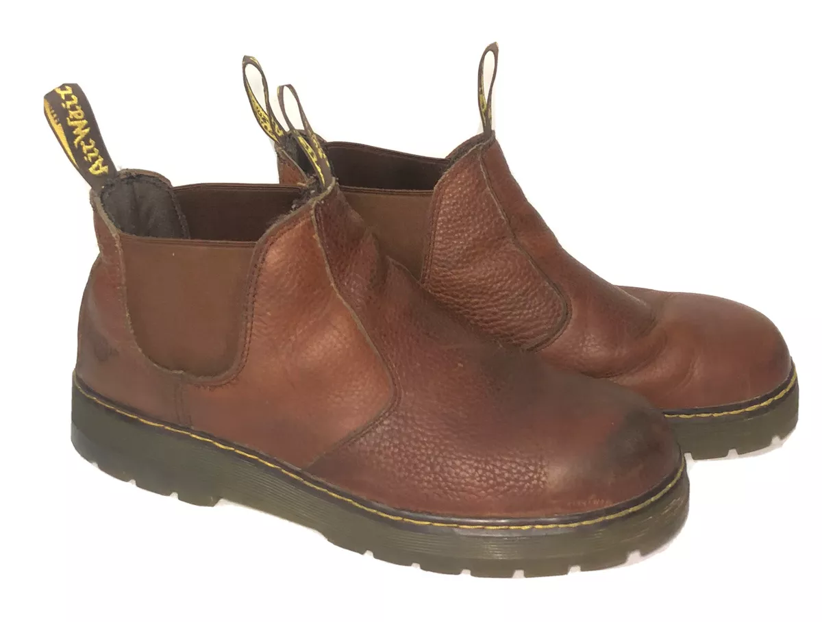 Dr. martens rivet cheap steel toe chelsea boot