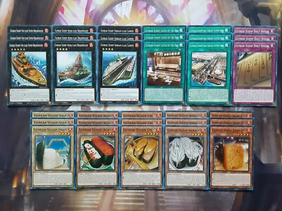 #ad Yugioh Gunkan Suship Deck Core 33 Cards Set Shari Ikura Uni Shirauo Complete $19.99