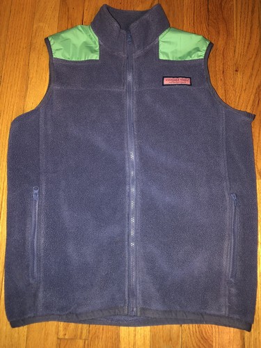 Green Fleece Vest Jacket Size Youth XL 
