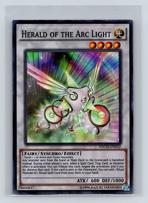 Yugioh! LP Herald of the Arc Light - NECH-EN052 - Super Rare - Unlimited  Edition