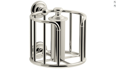 Kohler K-72576-SN Artifacts Vertical Toilet Paper Holder Carriage