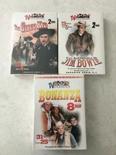 LOT NEW Bonanza 8 Vol Set The Cisco Kid The Adventures of Jim Bowie 2 DVD Set