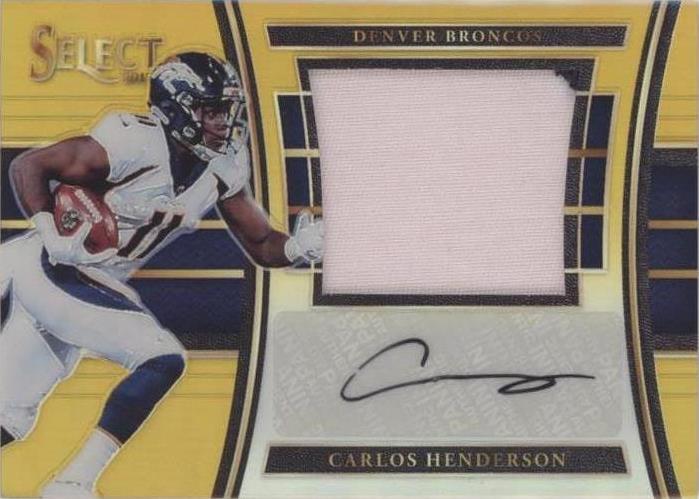 2017 Panini Select Carlos Henderson #JM-CH - 1 of 2