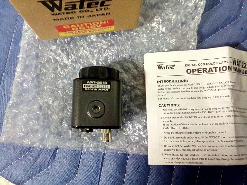 Watec WAT-221S & Genwac GW-902H Medical Image CCD Camera w/ NAVITAR TV Lens Set Foto 3 de 4